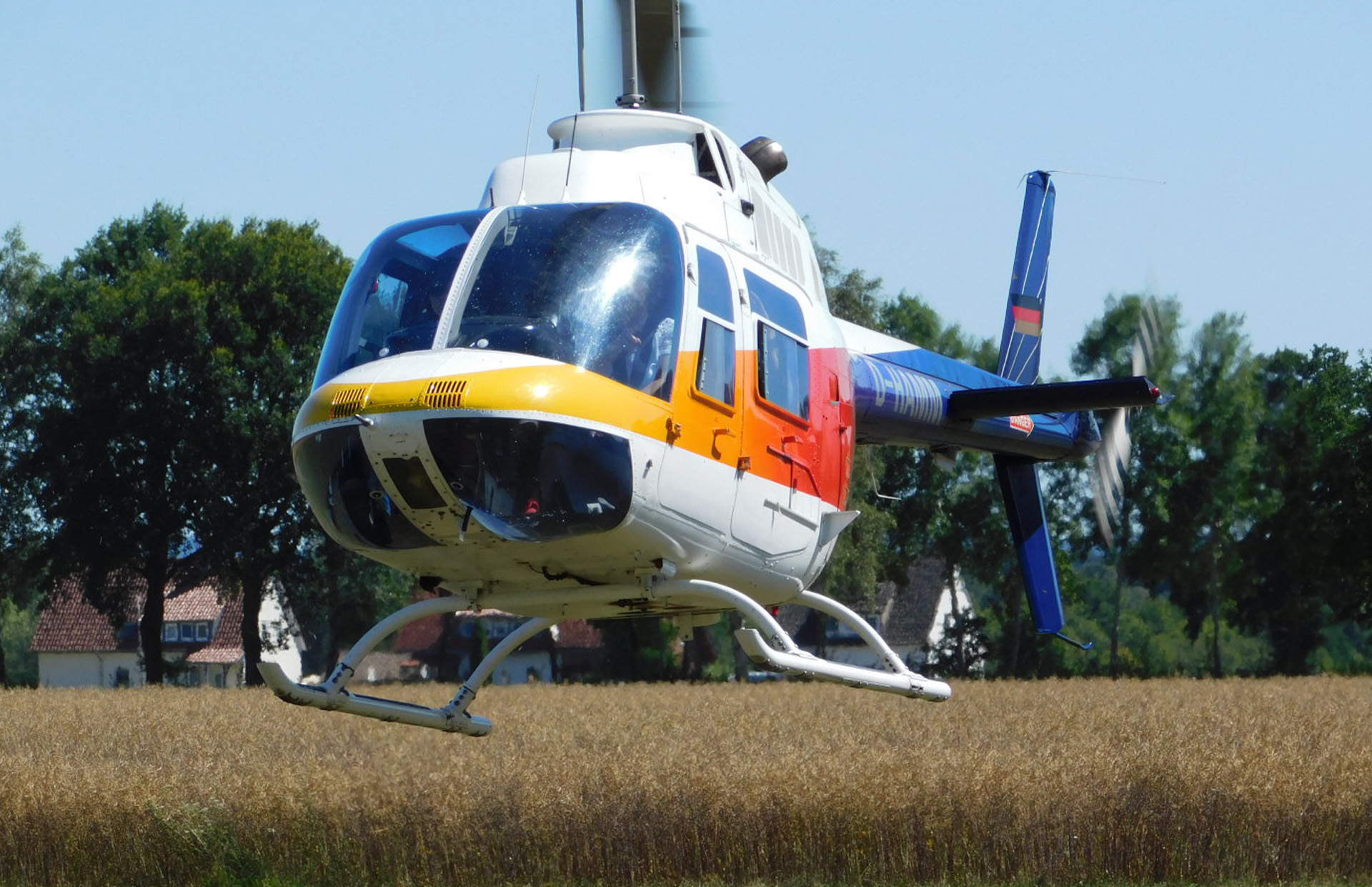 90 Jahre Damke Metallverarbeitung-betriebsausflug Hubschrauberrundflug